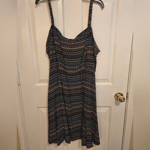 Torrid Colorful Pattern Tank Dress